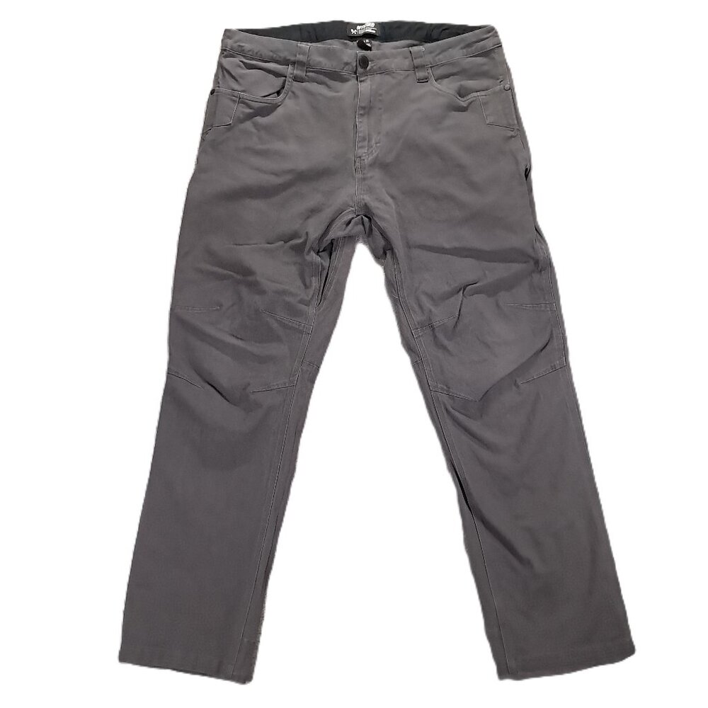 Off The Grid Trailblazer Pant Men 38x30, Tag 34x30 Gray Stretch Cotton Utility